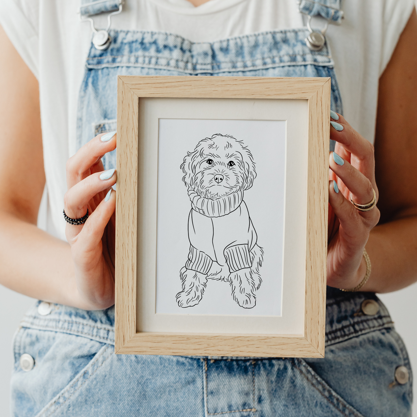 Vatertagsgeschenk - Portrait des besten Kumpels auf vier Pfoten
