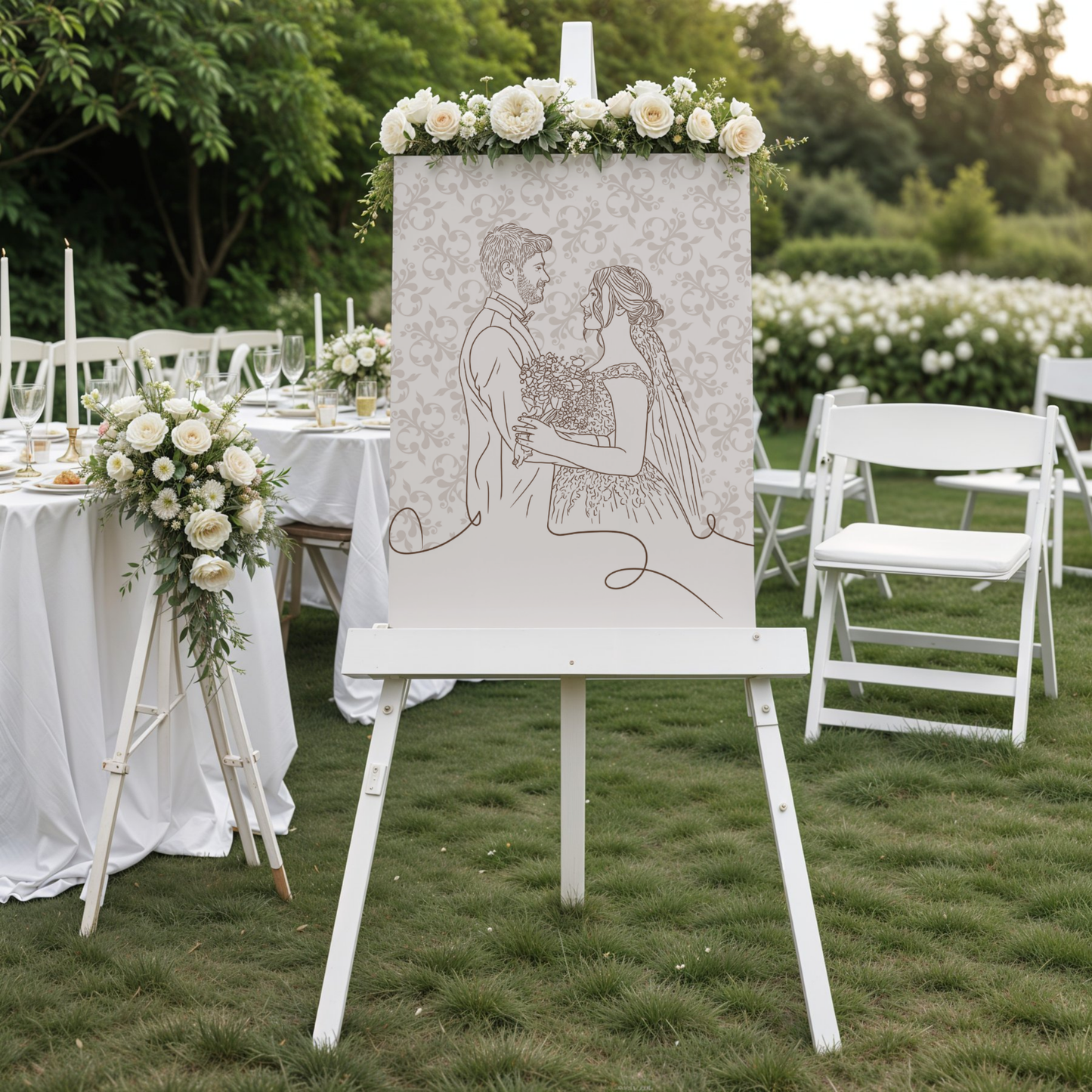 Digitales Hochzeitsportrait