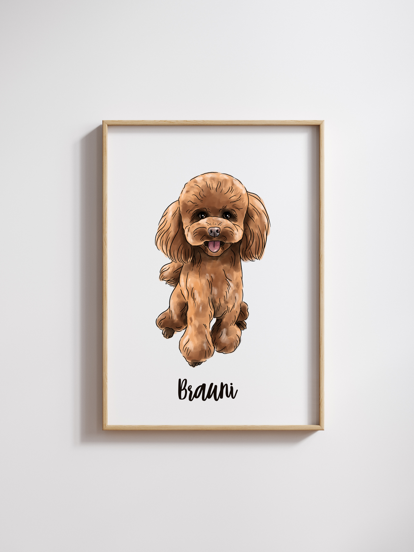 Aquarell-Hundeportrait nach Kundenfotos – Beispiel eines Labradors