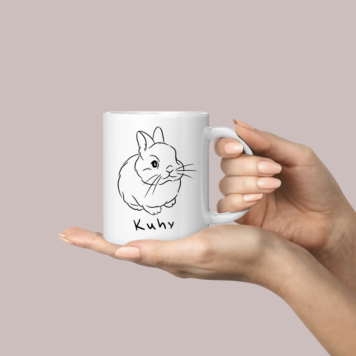 Dein Portrait auf der Tasse – Keramikbecher mit persönlichem Kunstdruck
