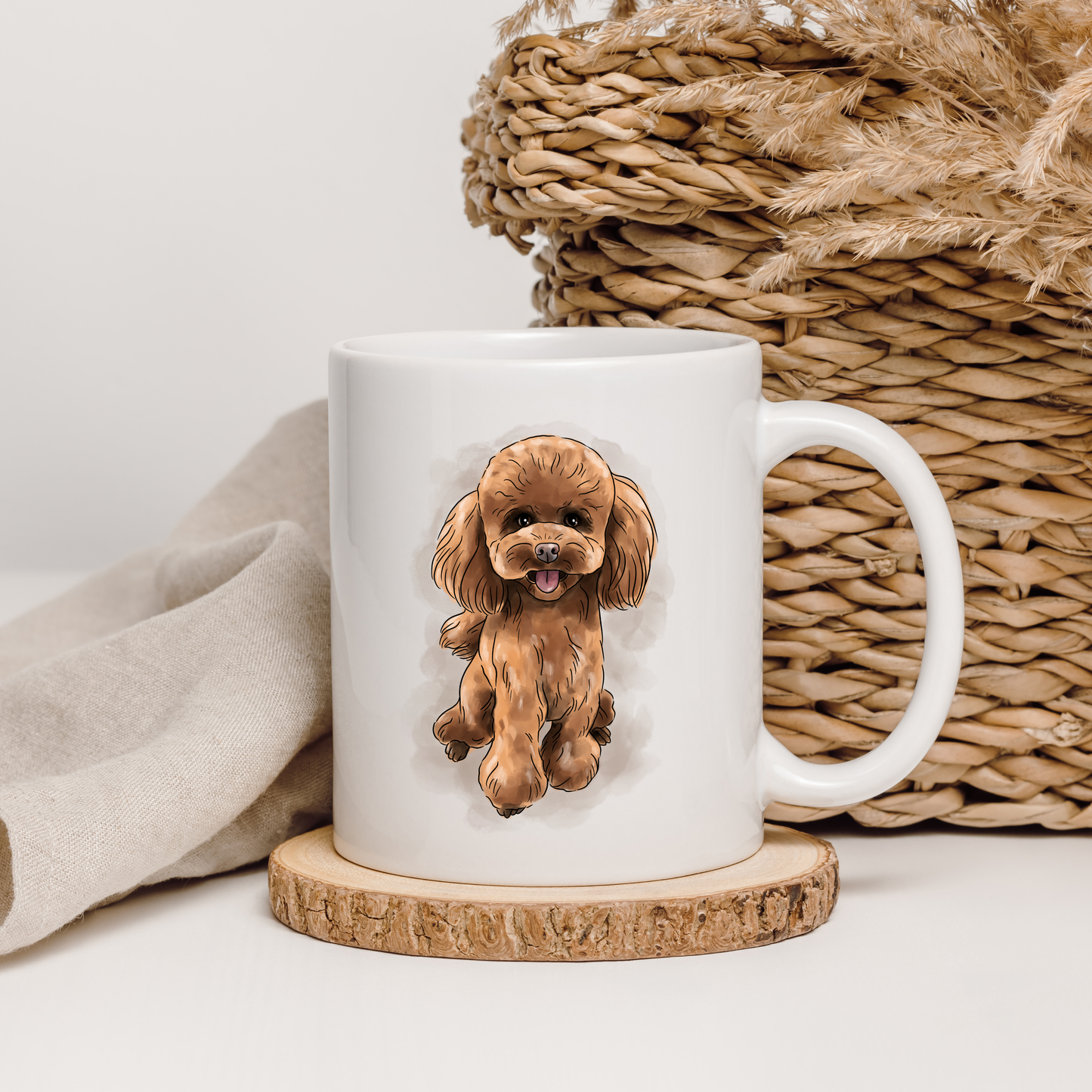 Dein Portrait auf der Tasse – Keramikbecher mit persönlichem Kunstdruck