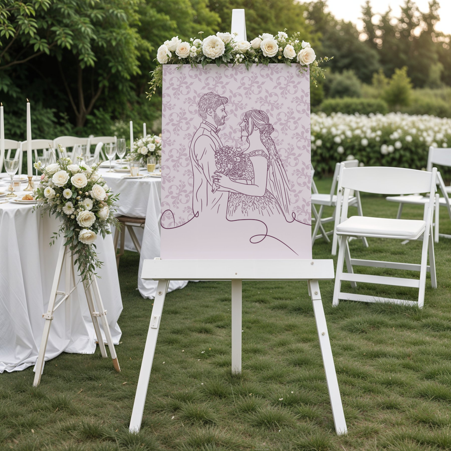 Hochzeitsportrait deko